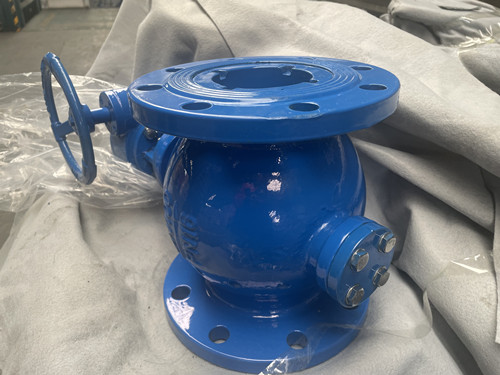 河北閥門偏心半球閥側(cè)面