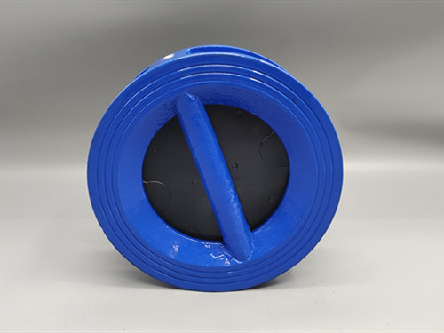 對夾式雙瓣止回閥DH77X背面