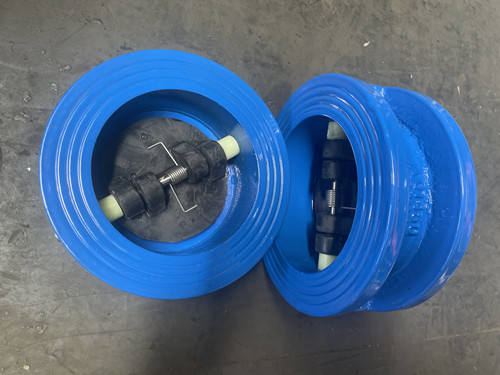 對(duì)夾式止回閥包膠板