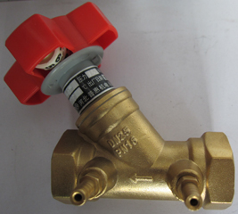 靜態(tài)平衡閥SPF45-DN25正面圖。